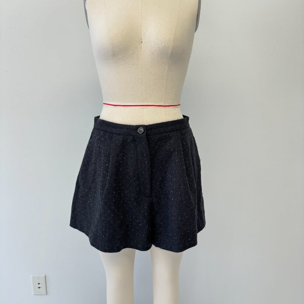 Like new Sandro Sparkling wool shorts